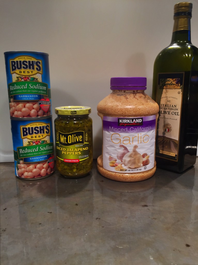 Jalapeno Hummus Ingredients