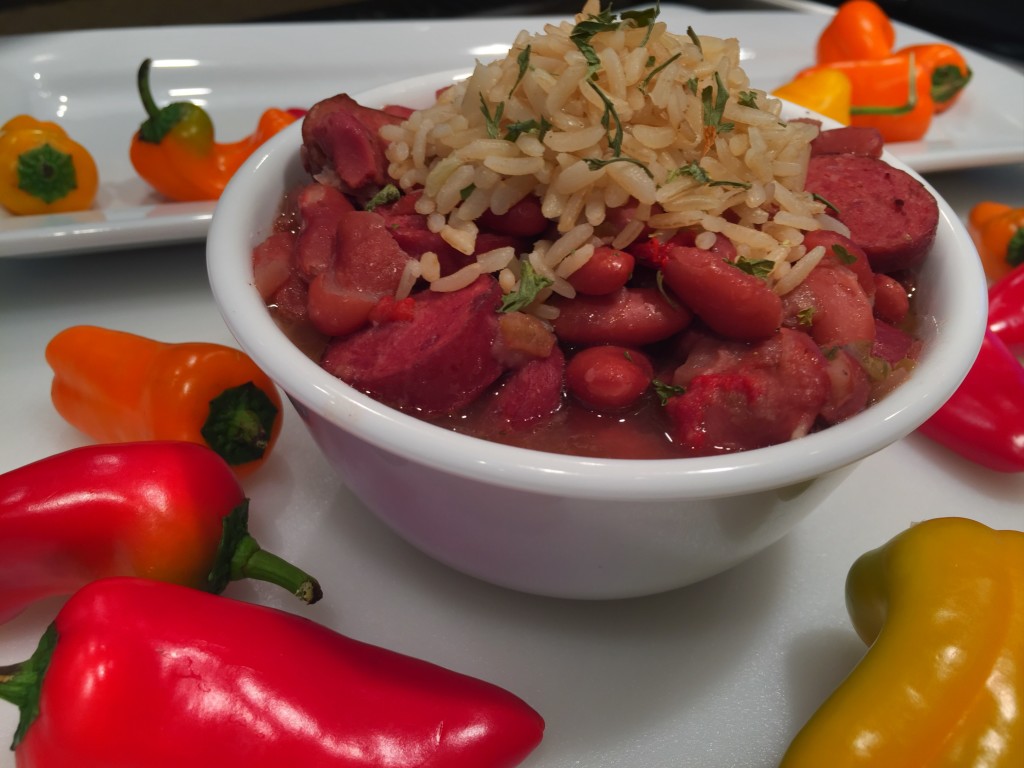 Creole red beans and rice recipe