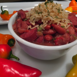 Creole red beans and rice recipe