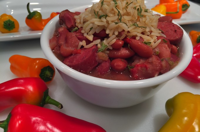 Creole red beans and rice recipe