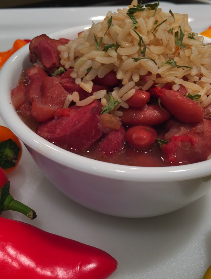 Creole red beans and rice recipe